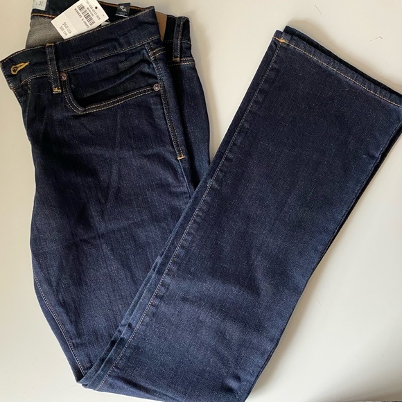 NWT A&F Emma Bootcut Jeans DarkWash 6 Short Petite - Picture 4 of 9